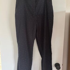 Black Rhinestone Trousers